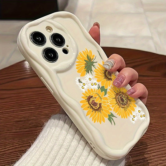 Daisy Flowers Suitable for Iphone 16 Phone Case Iphone 16 Pro/Iphone 16 Plus/Iphone 16 Pro Max/Iphone 15/Iphone 15 Pro Max/15Plus/15Pro/14Plus/14Promax/14Pro Fashion High - Quality Protective Mobile Phone Shell - Nine 11