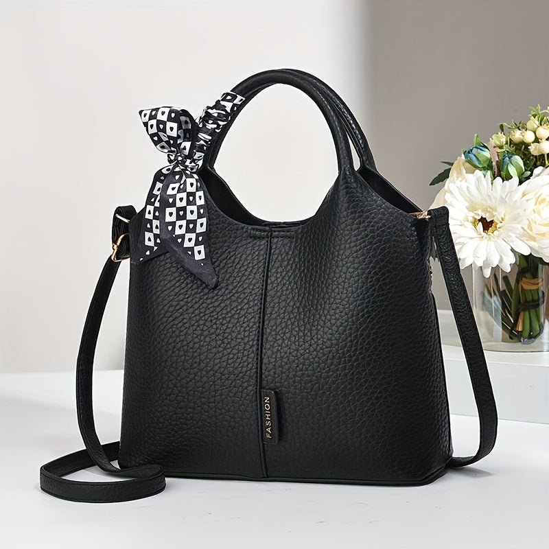 Elegant Business - Style Fashionable Tote Handbag For Women With Adjustable Shoulder Strap Perfect For Work, Travel, And Daily Commutes - Nine 11