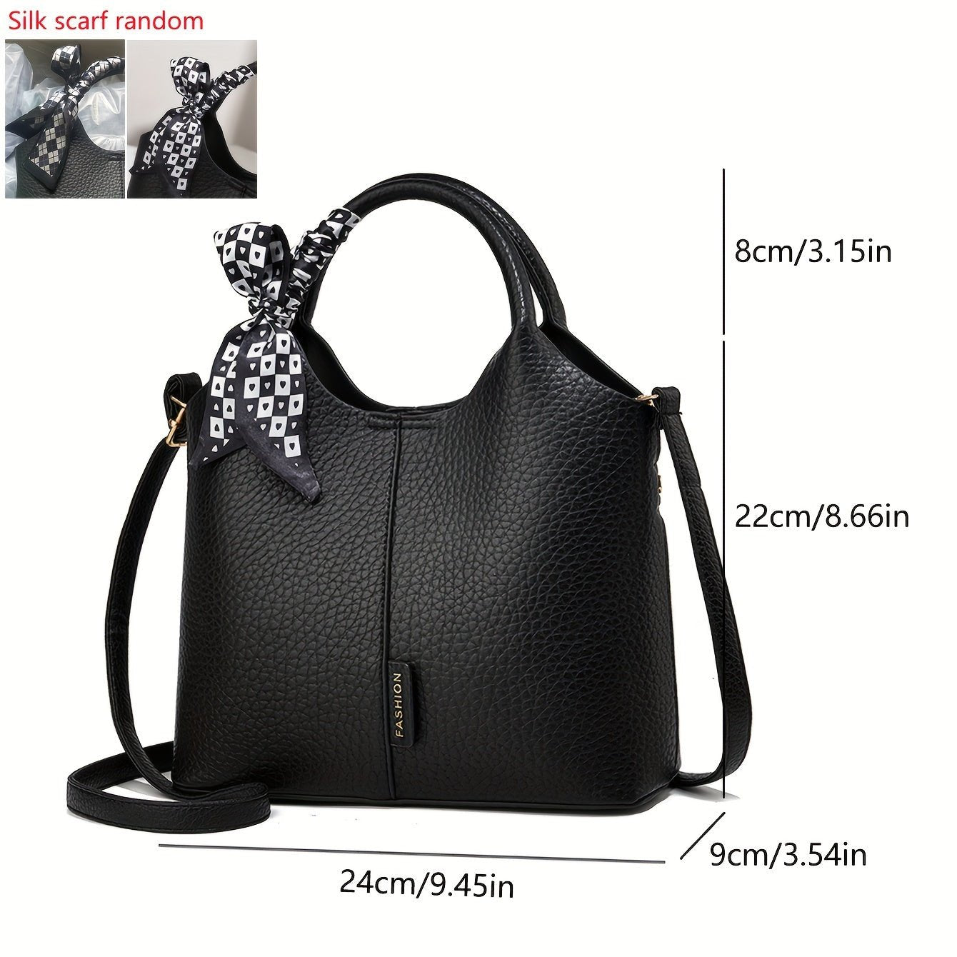 Elegant Business - Style Fashionable Tote Handbag For Women With Adjustable Shoulder Strap Perfect For Work, Travel, And Daily Commutes - Nine 11