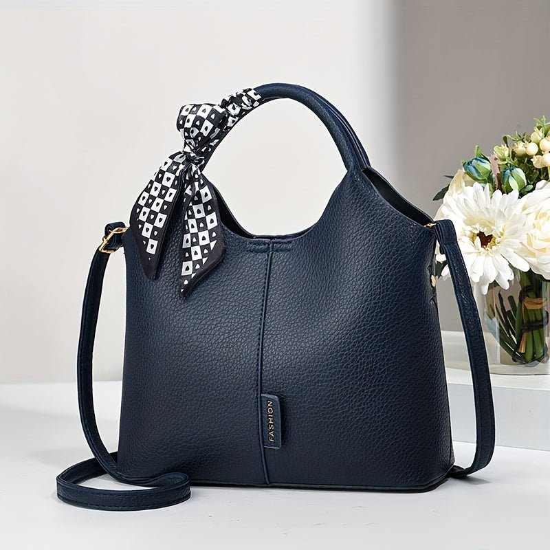 Elegant Business - Style Fashionable Tote Handbag For Women With Adjustable Shoulder Strap Perfect For Work, Travel, And Daily Commutes - Nine 11