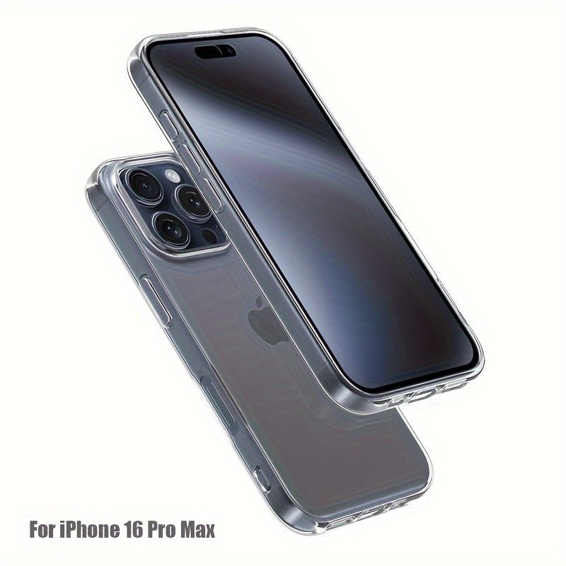 Mobile Phone Case for Iphone 16 Pro Max, Transparent Mobile Phone Case for Iphone 16 Plus, Simple And Thin Protective Case TPU Soft Case - Nine 11