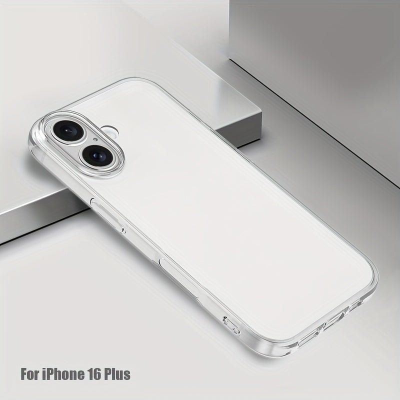 Mobile Phone Case for Iphone 16 Pro Max, Transparent Mobile Phone Case for Iphone 16 Plus, Simple And Thin Protective Case TPU Soft Case - Nine 11