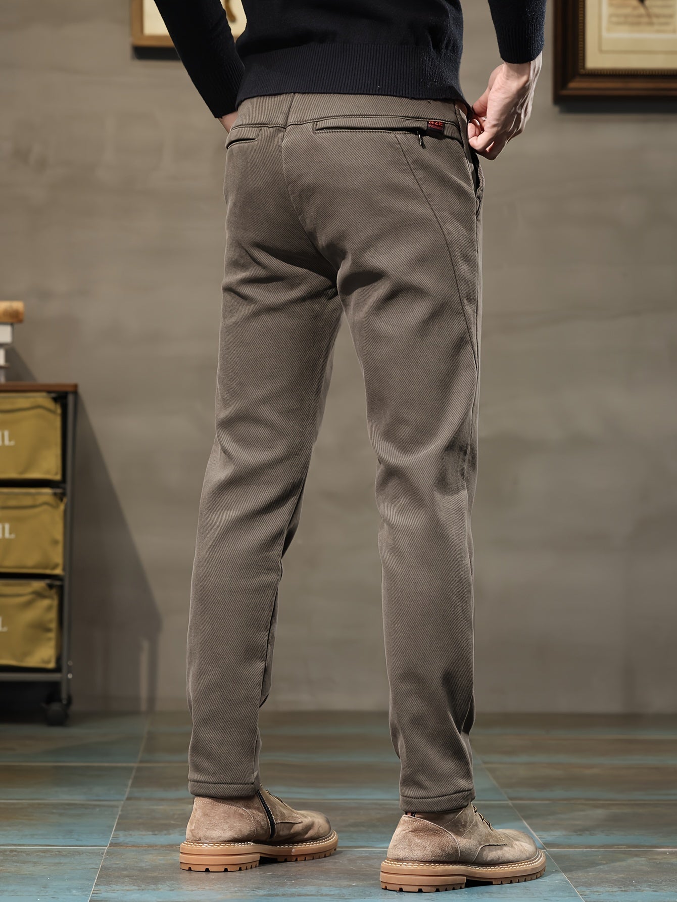 Nine 11 Men's Semi - formal Skinny Pants For Fall Winter Business - Nine 11