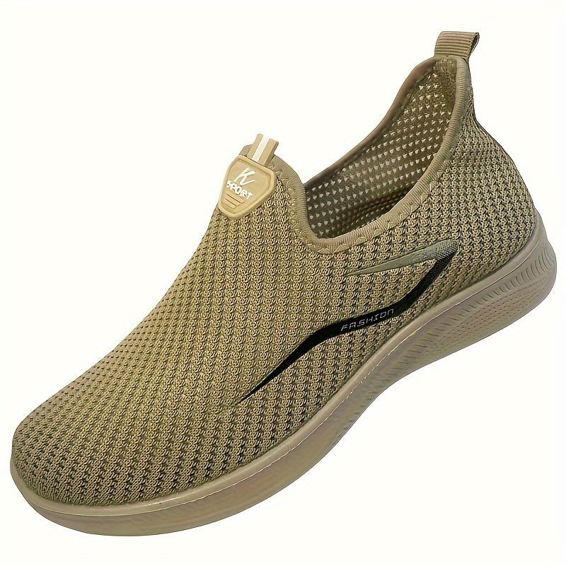 Nine 11 Men's Slip - on Sneakers With Shoelaces - Odor - resistant Athletic Shoes - Lightweight And Breathable - Nine 11