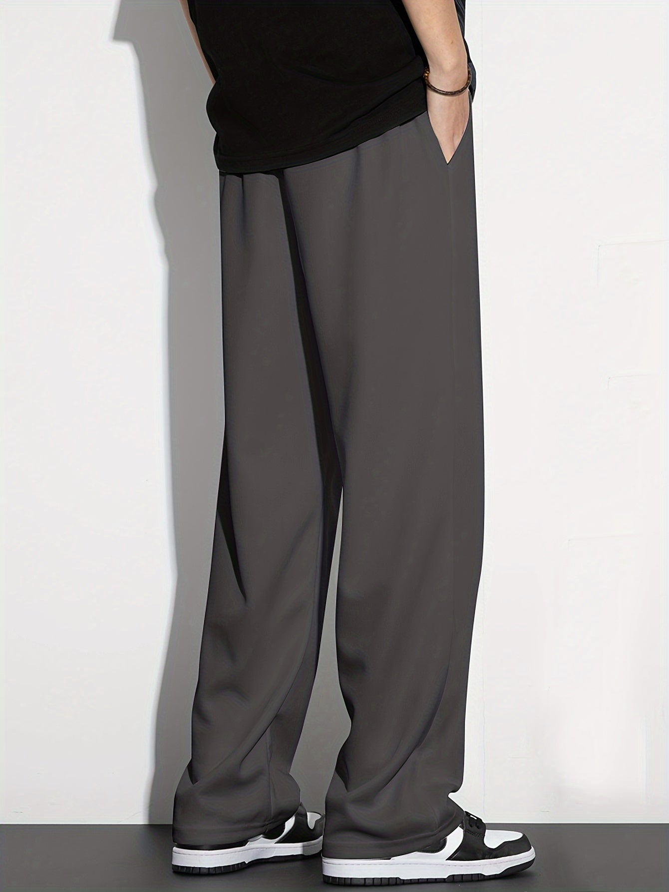 Solid Wide Leg Pants For Men - Nine 11 - Nine 11