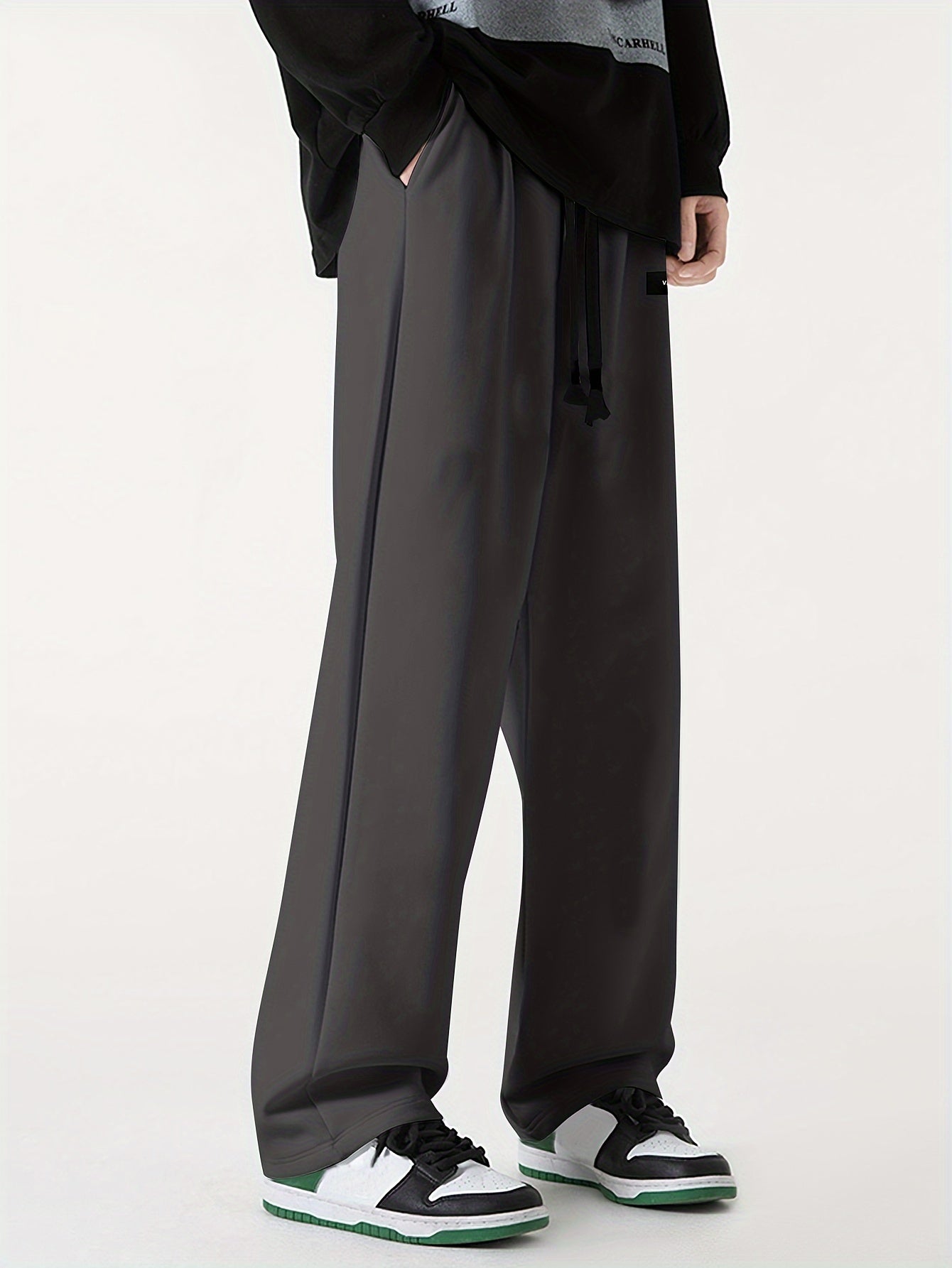 Solid Wide Leg Pants For Men - Nine 11 - Nine 11