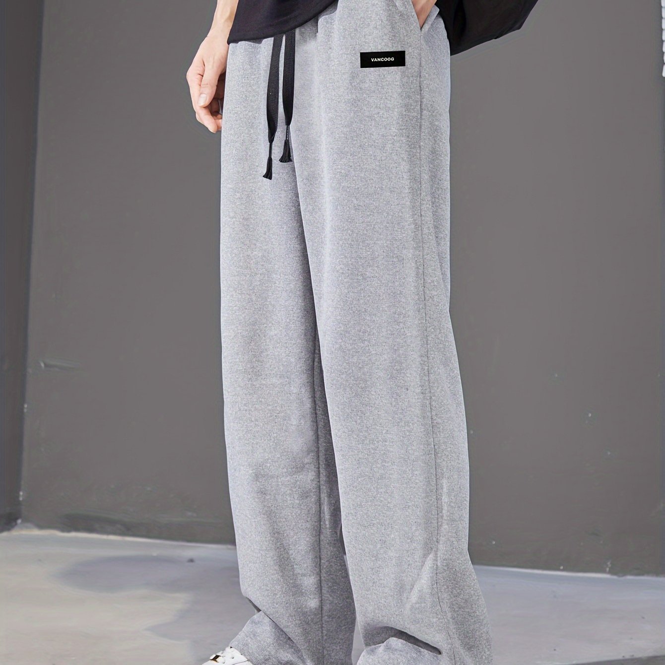 Solid Wide Leg Pants For Men - Nine 11 - Nine 11