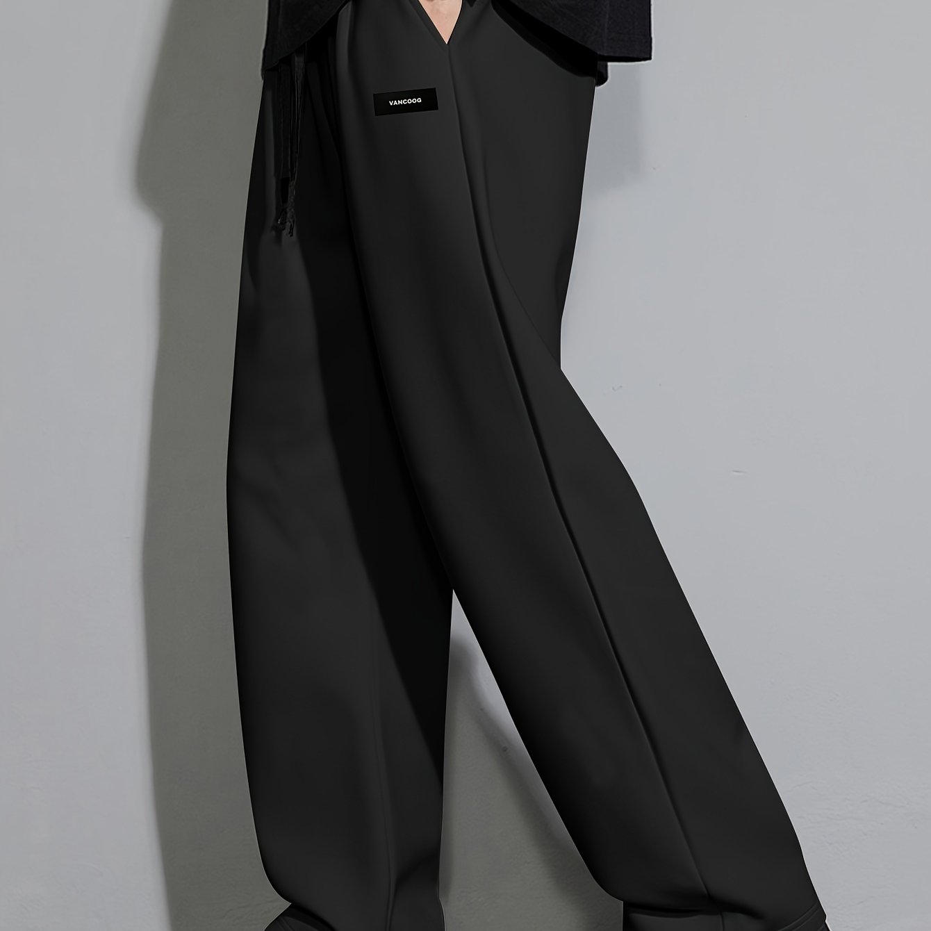 Solid Wide Leg Pants For Men - Nine 11 - Nine 11