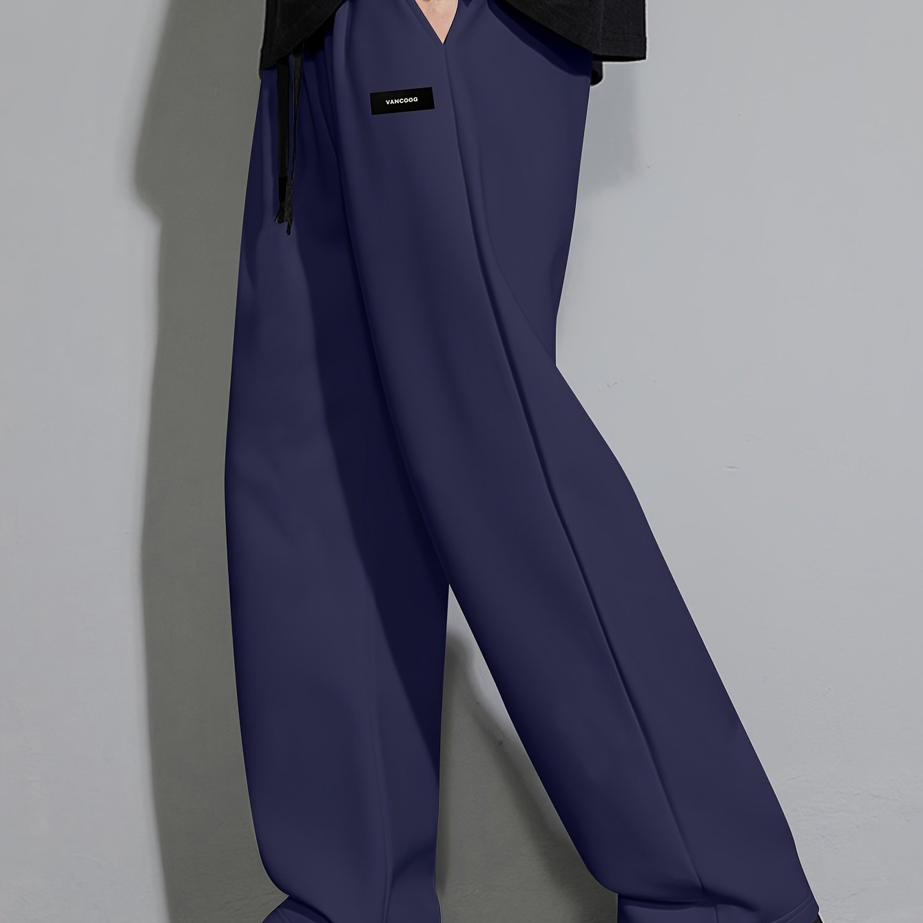 Solid Wide Leg Pants For Men - Nine 11 - Nine 11