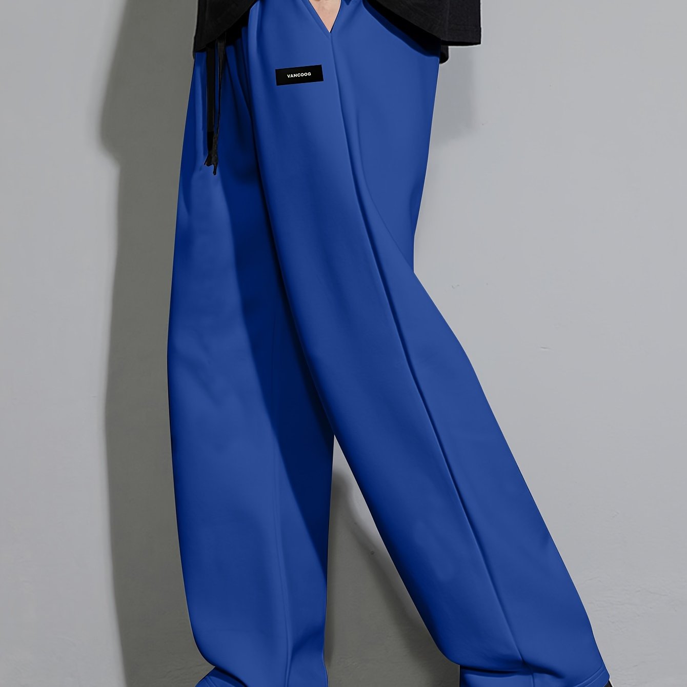 Solid Wide Leg Pants For Men - Nine 11 - Nine 11