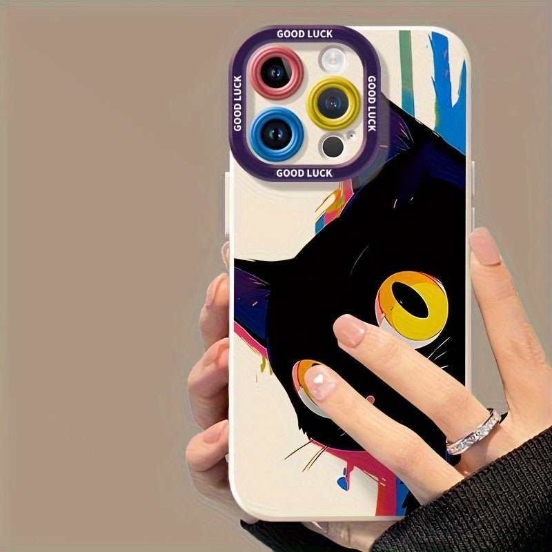 Suitable for Iphone 16 Pro Max/15/14 PLUS/13/12/11 Phone Case, Shock - Absorbing, Anti Slip, Lightweight, Protective High - Quality Air Cushion TPU Lens All Inclusive Protective Case Soft Shell - Nine 11